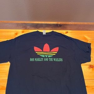 Men’s Bob Marley Adidas Shirt XL